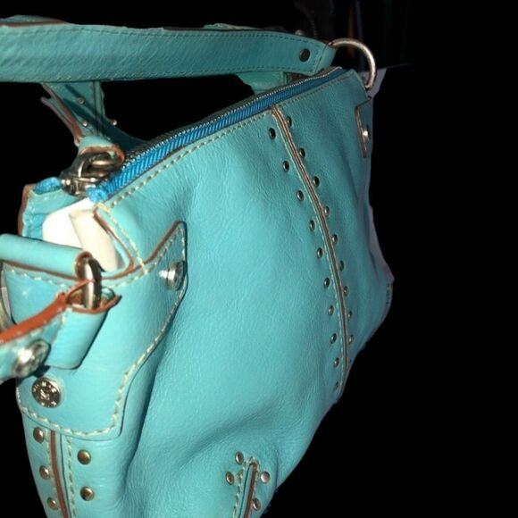 Michael Kors Vintage Astor Studded Small Hobo Purse or Bag - Picture 2 of 5